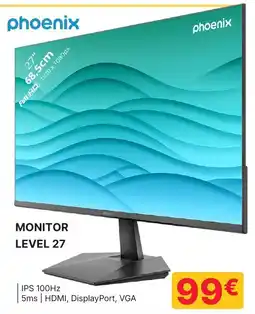 Dynos Informática PHOENIX Monitor level 27 oferta