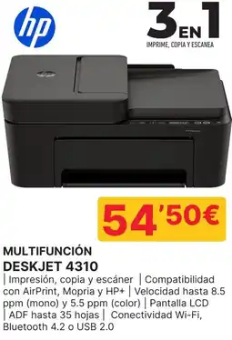 Dynos Informática HP Multifunción deskjet 4310 oferta