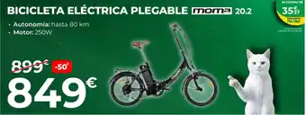 Feu Vert MOMA Bicicleta eléctrica plegable 20.2 oferta