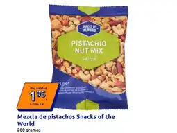 Action SNACKS OF THE WORLD Mezcla de pistachos oferta