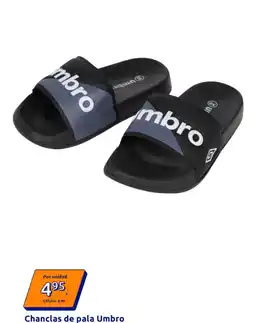 Action UMBRO Chanclas de pala oferta