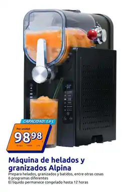 Action ALPINA Máquina de helados y granizados oferta