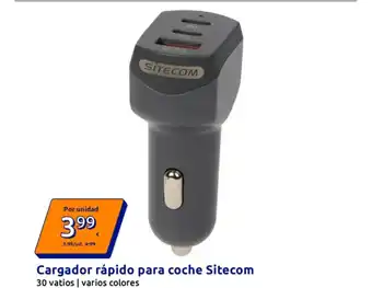 Action SITECOM Cargador rápido para coche oferta
