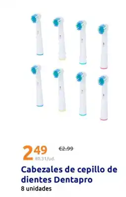 Action DENTAPRO Cabezales de cepillo de dientes oferta