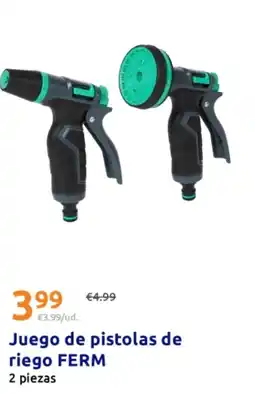 Action FERM Juego de pistolas de riego oferta