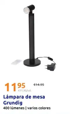 Action GRUNDIG Lámpara de mesa oferta