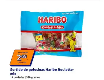 Action HARIBO Surtido de golosinas Roulette- mix oferta
