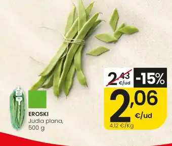 Eroski EROSKI Judía plana oferta