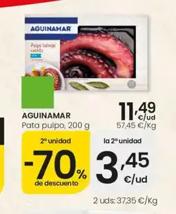 Eroski AGUINAMAR Pata pulpo oferta