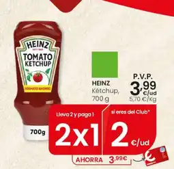 Eroski HEINZ Ketchup oferta