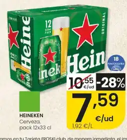 Eroski HEINEKEN Cerveza oferta