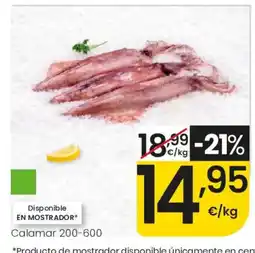 Eroski Calamar 200-600 oferta