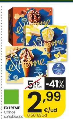 Eroski EXTREME Conos señalizados oferta