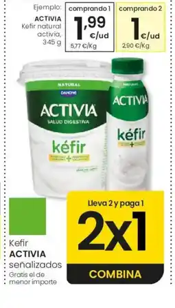 Eroski ACTIVIA Kefir natural oferta