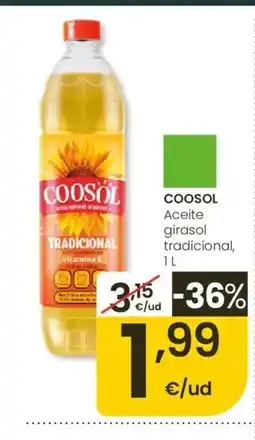 Eroski COOSOL Aceite girasol tradicional oferta