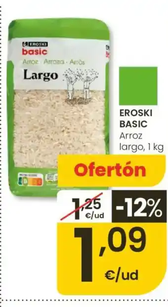 Eroski EROSKI BASIC Arroz largo oferta
