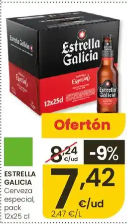 Eroski ESTRELLA GALICIA Cerveza especial oferta