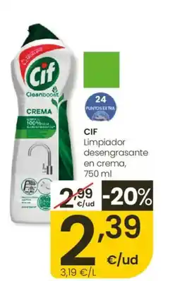 Eroski CIF Limpiador desengrasante de crema oferta