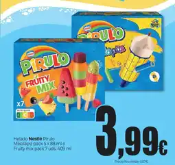 Unide Market Helado Nestlé Pirulo Mikolápiz pack o Fruity mix pack 7 uds oferta