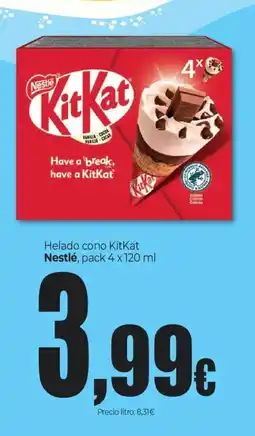 Unide Market Helado cono KitKat Nestle oferta