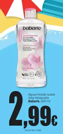 Unide Market BABARIA Agua micelar suave oferta