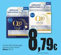 Unide Market NIVEA Crema Q10 antiarrugas de día o plus noche oferta