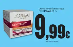 Unide Market L'OREAL Crema revitalif antiarrugas FP30 oferta