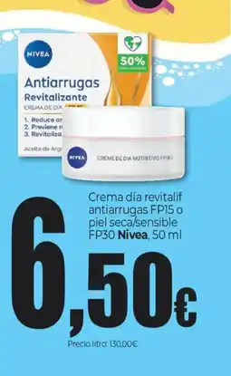 Unide Market NIVEA Crema día revitalif antiarrugas FP15 o piel seca/sensible FP30 oferta