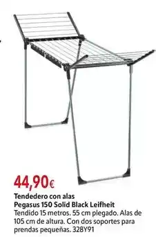 Cadena88 Solid - tendedero con alas pegasus 150 solid black leifheit oferta