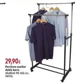 Cadena88 Perchero auxiliar doble barra oferta
