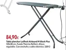 Cadena88 It - tabla planchar leifheit airboard m black plus oferta