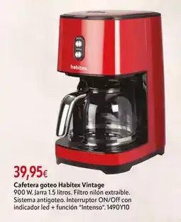 Cadena88 Habitex - cafetera goteo vintage oferta