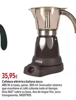 Cadena88 Jocca - cafetera eléctrica italiana oferta