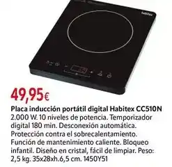 Cadena88 Habitex - placa inducción portátil digital cc510n oferta