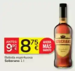 Consum Soberano - bebida espirituosa oferta