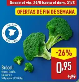 ALDI Origen - brócoli oferta