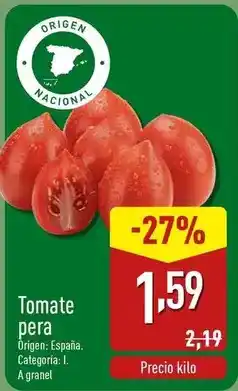 ALDI Origen - tomate pera oferta