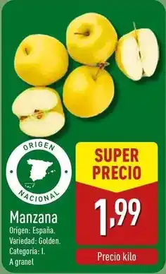 ALDI Origen - manzana oferta