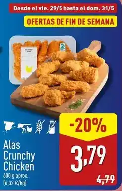 ALDI Alas crunchy chicken oferta