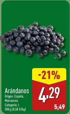 ALDI Origen - arandanos oferta