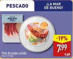 ALDI Pata de pulpo cocida oferta