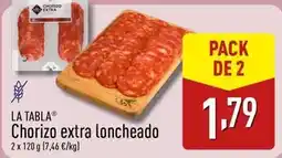 ALDI Chorizo extra loncheado oferta