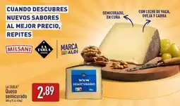 ALDI Milsani - queso semicurado oferta