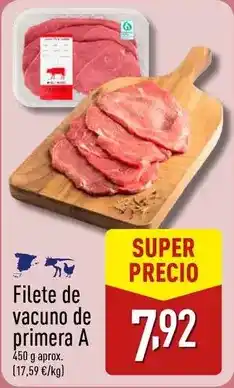 ALDI Filete de vacuno de primera oferta