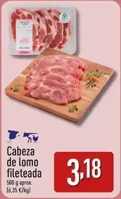 ALDI Cabeza de lomo fileteada oferta