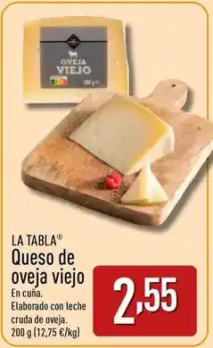 ALDI Queso de oveja viejo oferta