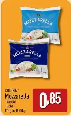 ALDI La cuina - mozzarella oferta