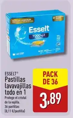 ALDI Esselt - pastillas lavavajillas todo en 1 oferta