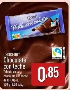 ALDI Chocolate con leche oferta