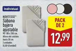 ALDI Novitesse - sabana bajera ajustable oferta